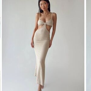 Shanni Maxi Dress Princess Polly Beige